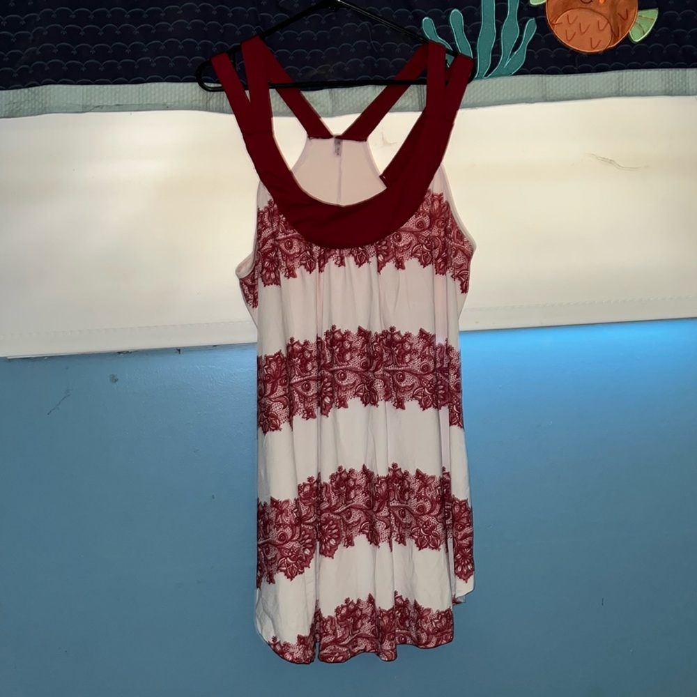 Women’s Rose Gal tunic tank top sz 1X